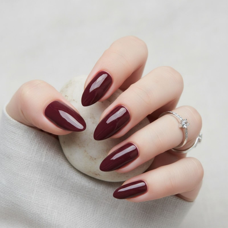 Semi-permanent gel polish semigel 887 Tyrian Purple 8ml Elixir