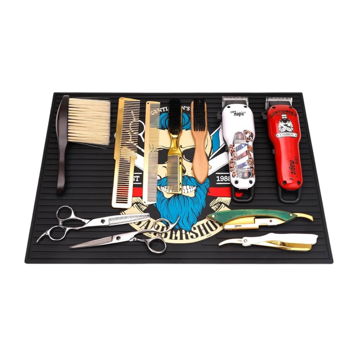 Barber Shop Gentlemen's Club Silicone Bench Mat