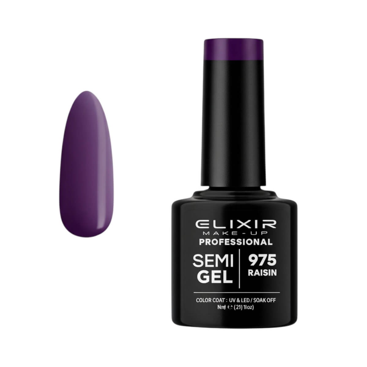 Elixir Semi Gel 975 Raisin 8ml