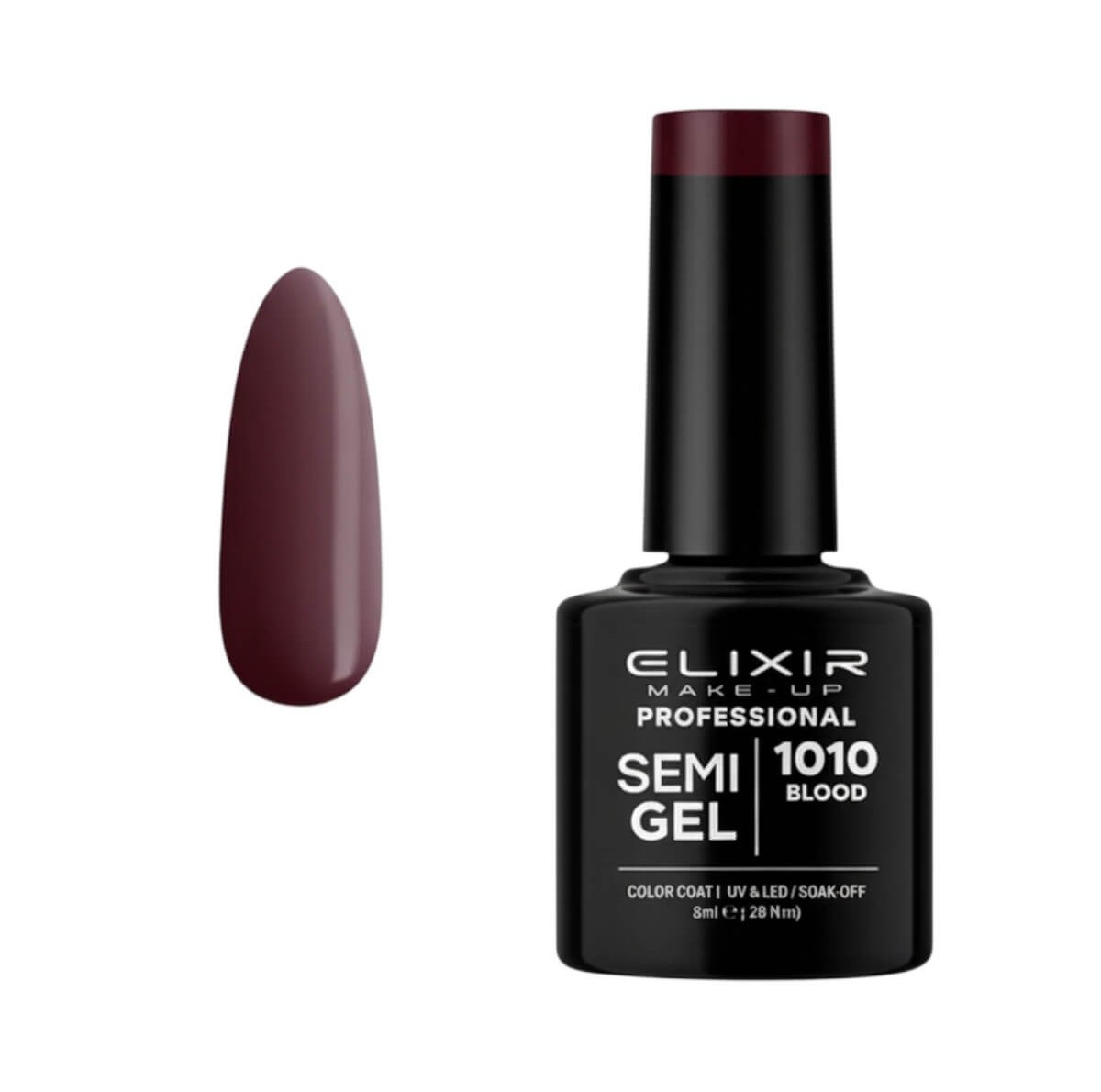 Elixir Semi Gel Uv&Led 1010 Blood 8ml