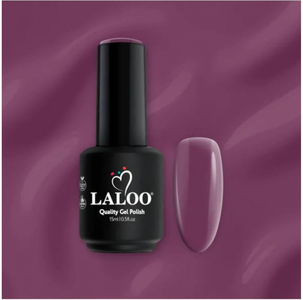 Semi-permanent gel polish 301 sweet aubergine 15ml Laloo