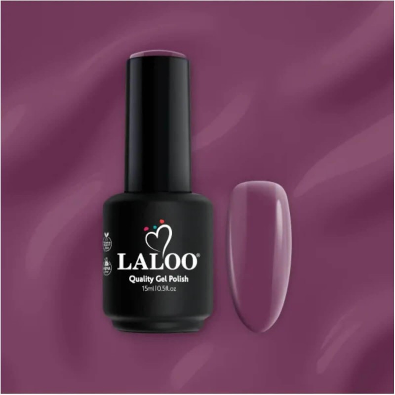 Semi-permanent gel polish 301 sweet aubergine 15ml Laloo