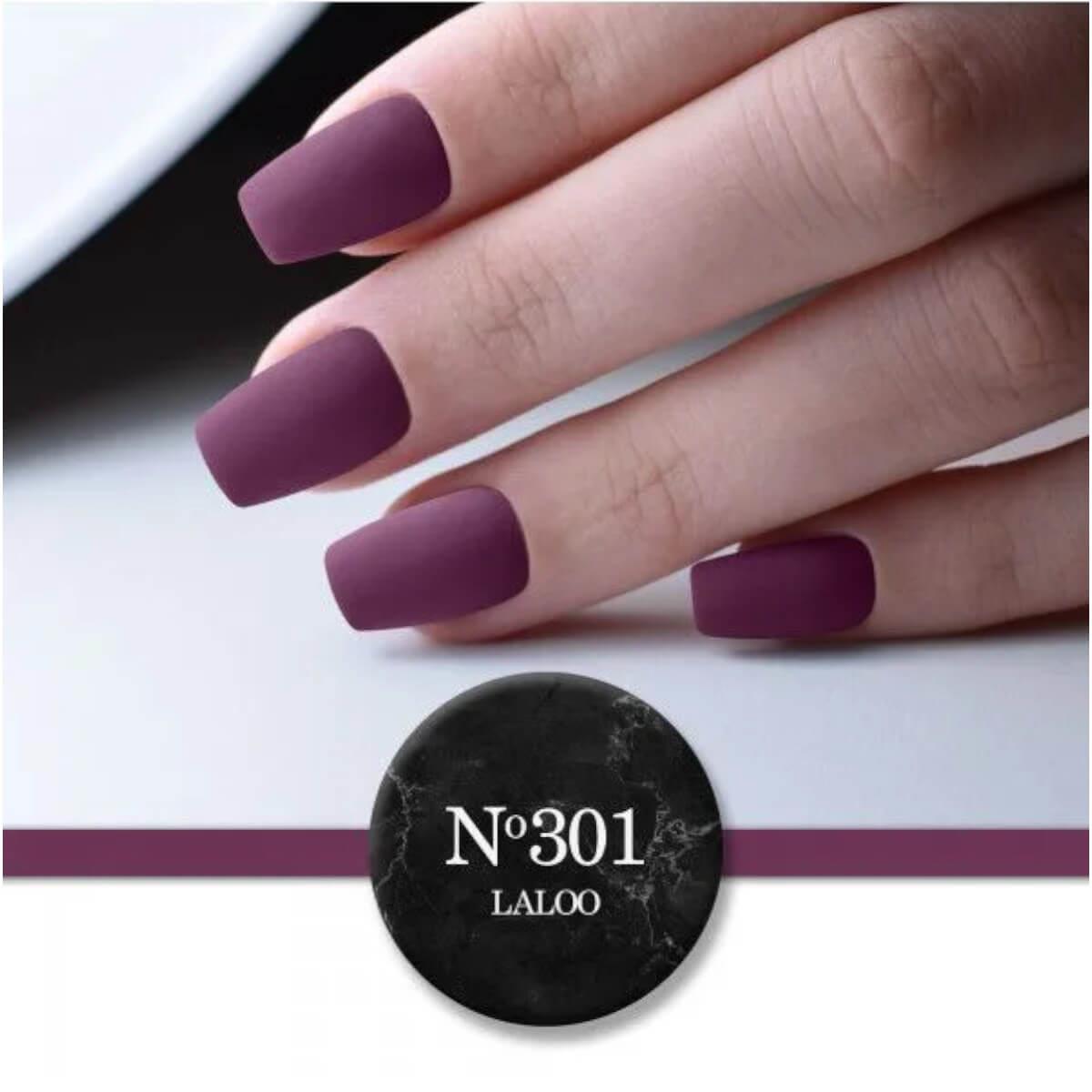 Semi-permanent gel polish 301 sweet aubergine 15ml Laloo