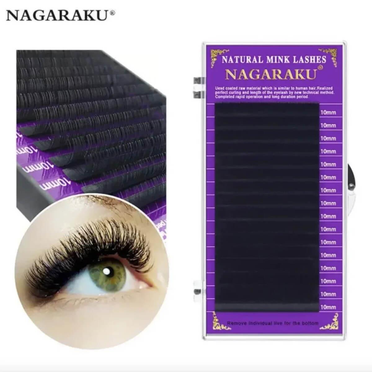 Βλεφαρίδες Τρίχα Τρίχα 11mm - 0.10c Nagaraku