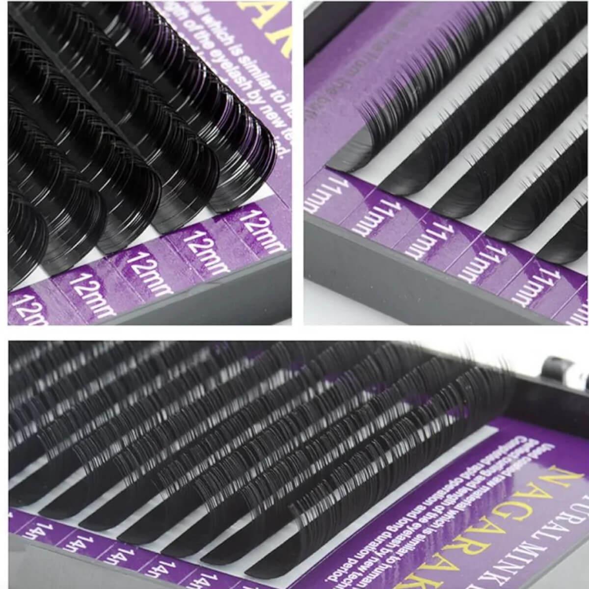 Βλεφαρίδες Τρίχα Τρίχα 11mm - 0.10c Nagaraku