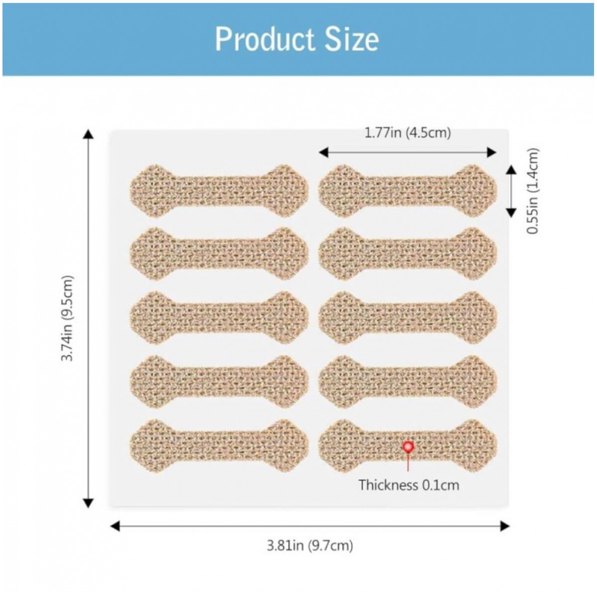 Nail Protection Adhesive Patches 100pcs