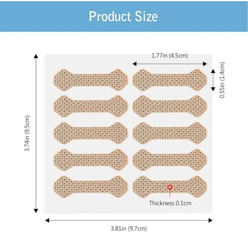 Nail Protection Adhesive Patches 100pcs