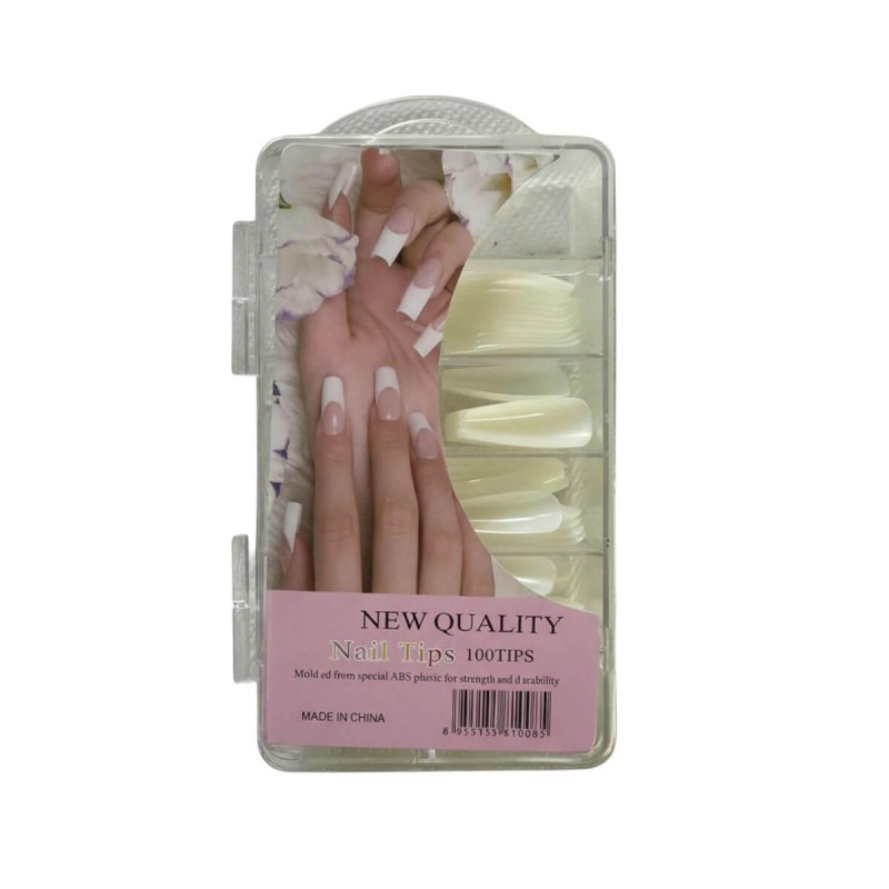Nails Casket Natural (without notch) Ballet 100 pcs.