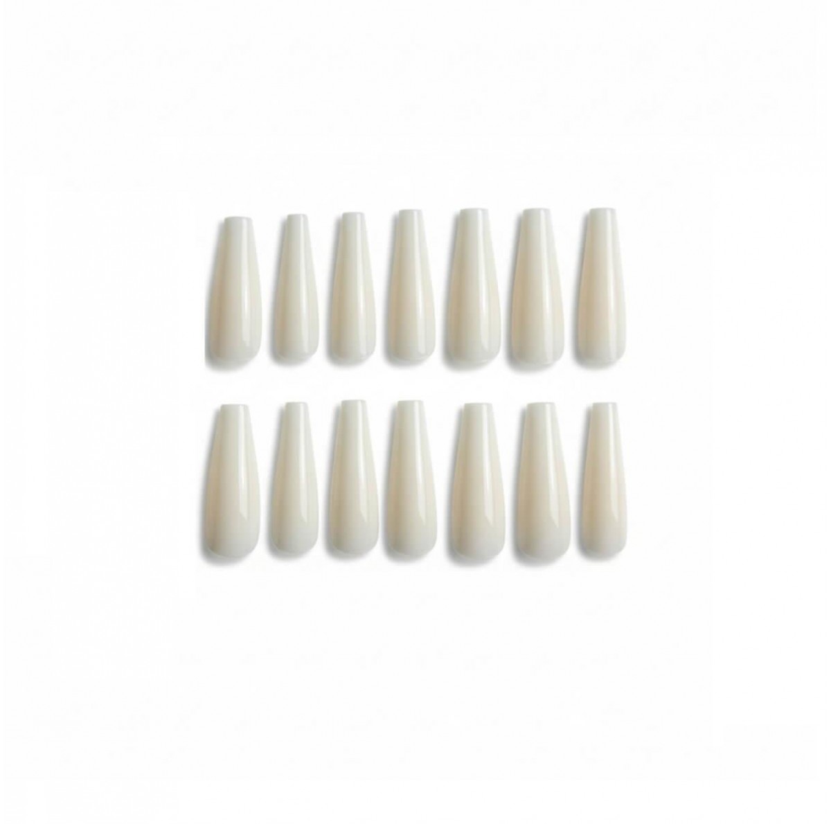 Nails Casket Natural (without notch) Ballet 100 pcs.