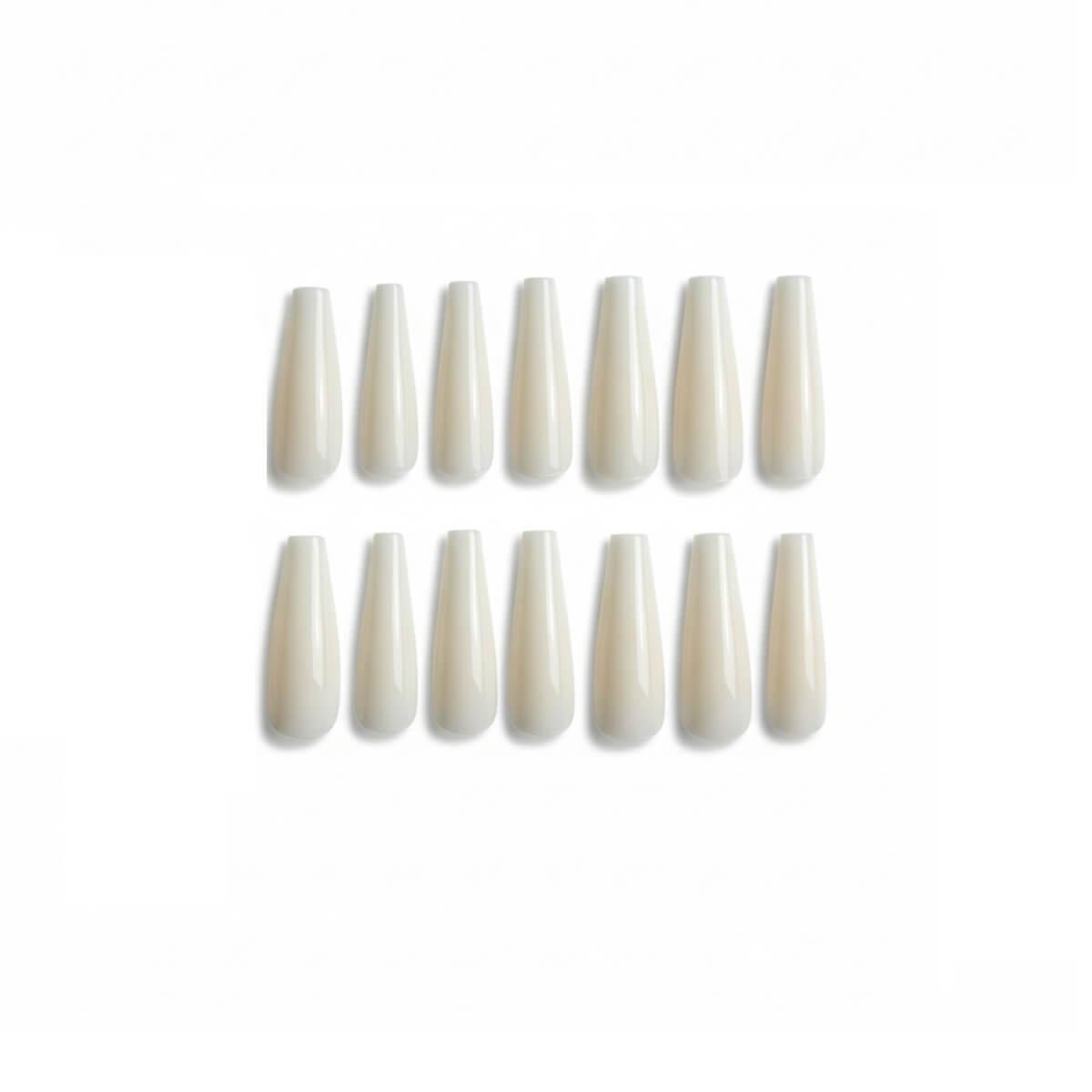 Nails Casket Natural (without notch) Ballet 100 pcs.