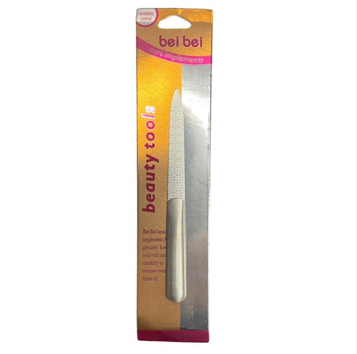 Nail File Metal Stainless Steel Care Implements BEI BEI