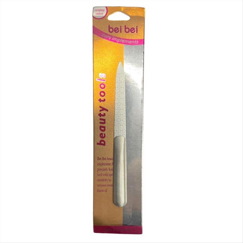 Nail File Metal Stainless Steel Care Implements BEI BEI