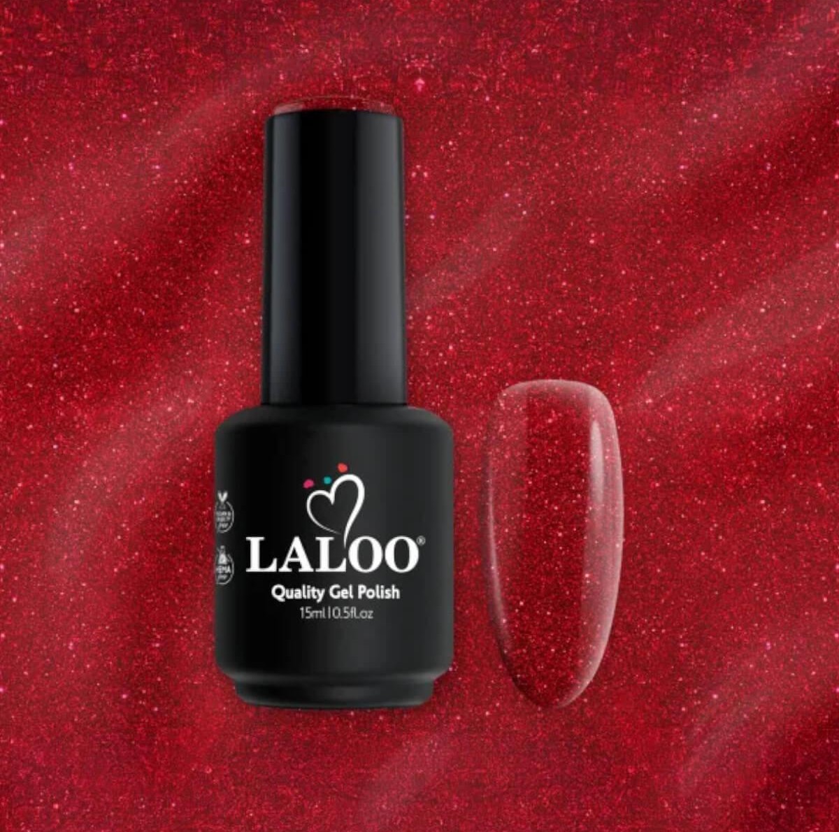 Semi-permanent Nail Polish 537 Holly Jolly Laloo 15ml