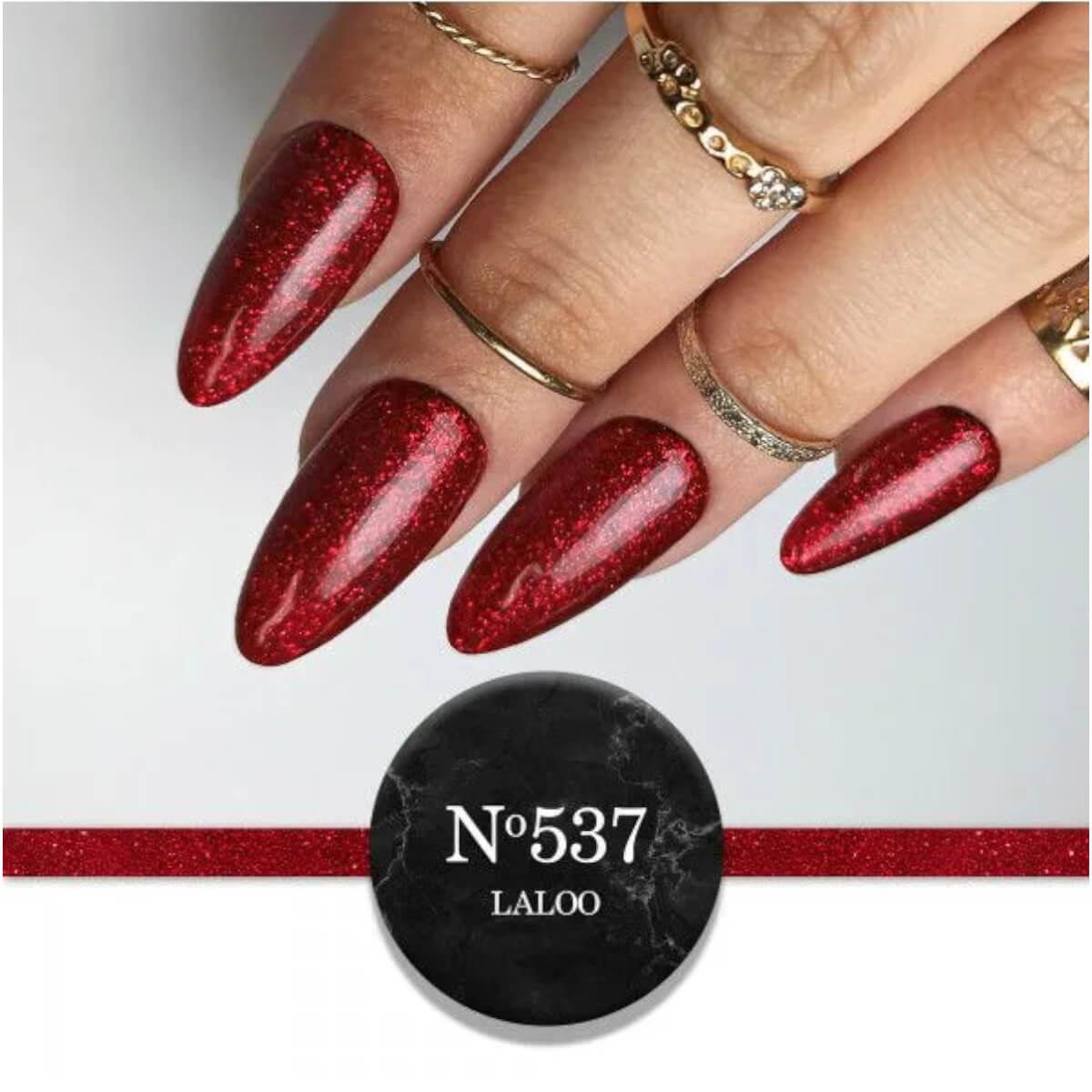 Semi-permanent Nail Polish 537 Holly Jolly Laloo 15ml