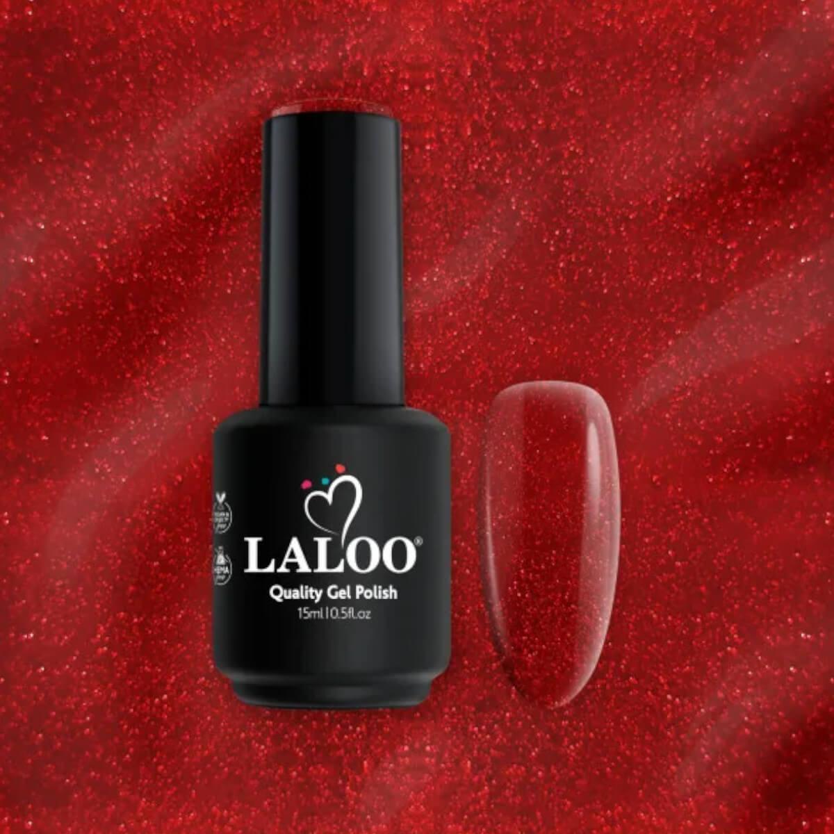 Semi-permanent gel polish 493 Starry Red 15ml Laloo