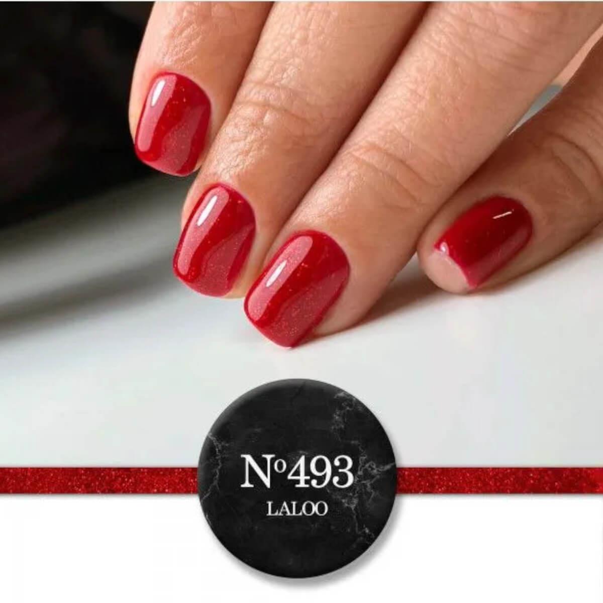 Semi-permanent gel polish 493 Starry Red 15ml Laloo