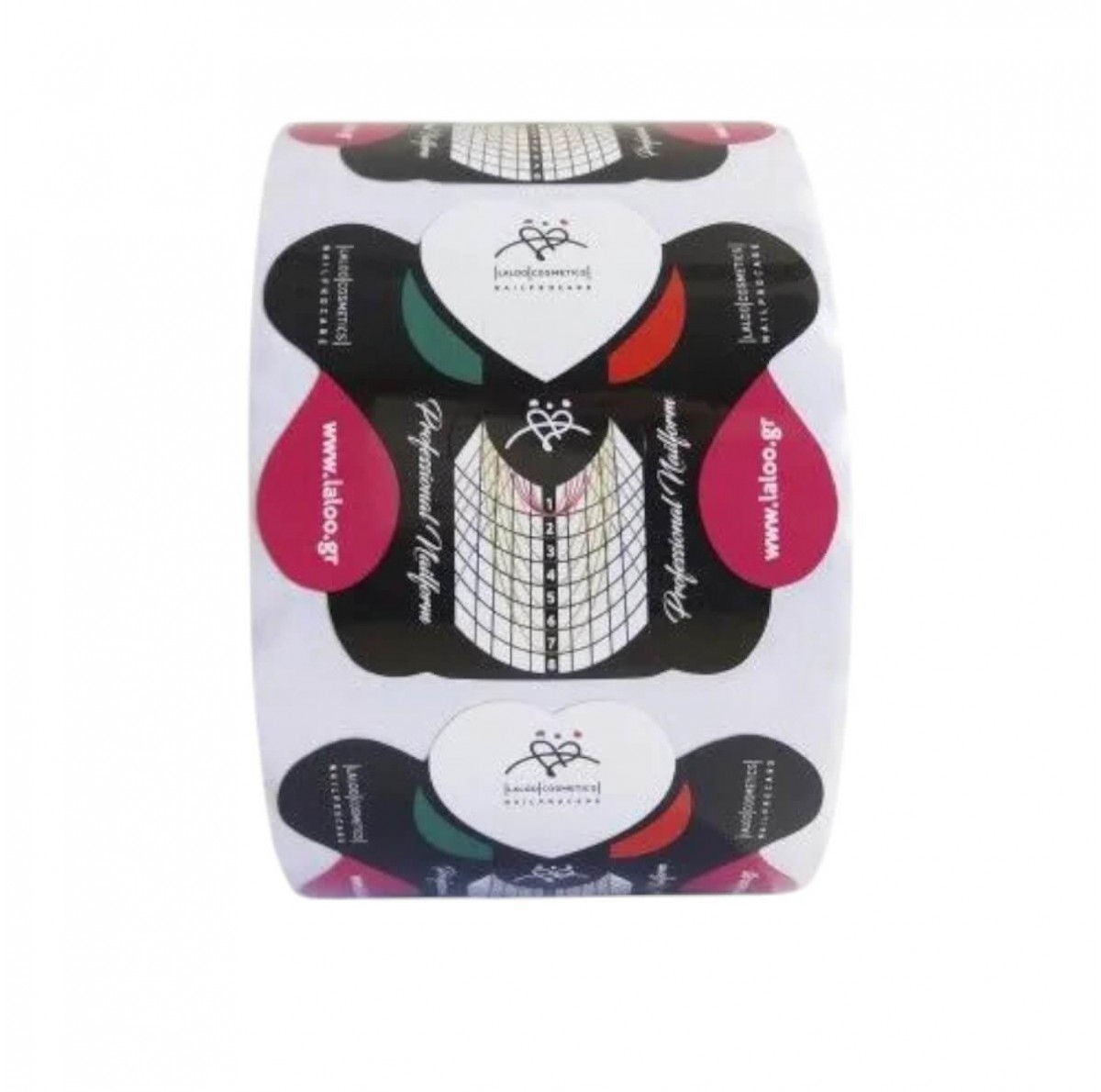 Professional Nail Forms Black 500pcs Laloo