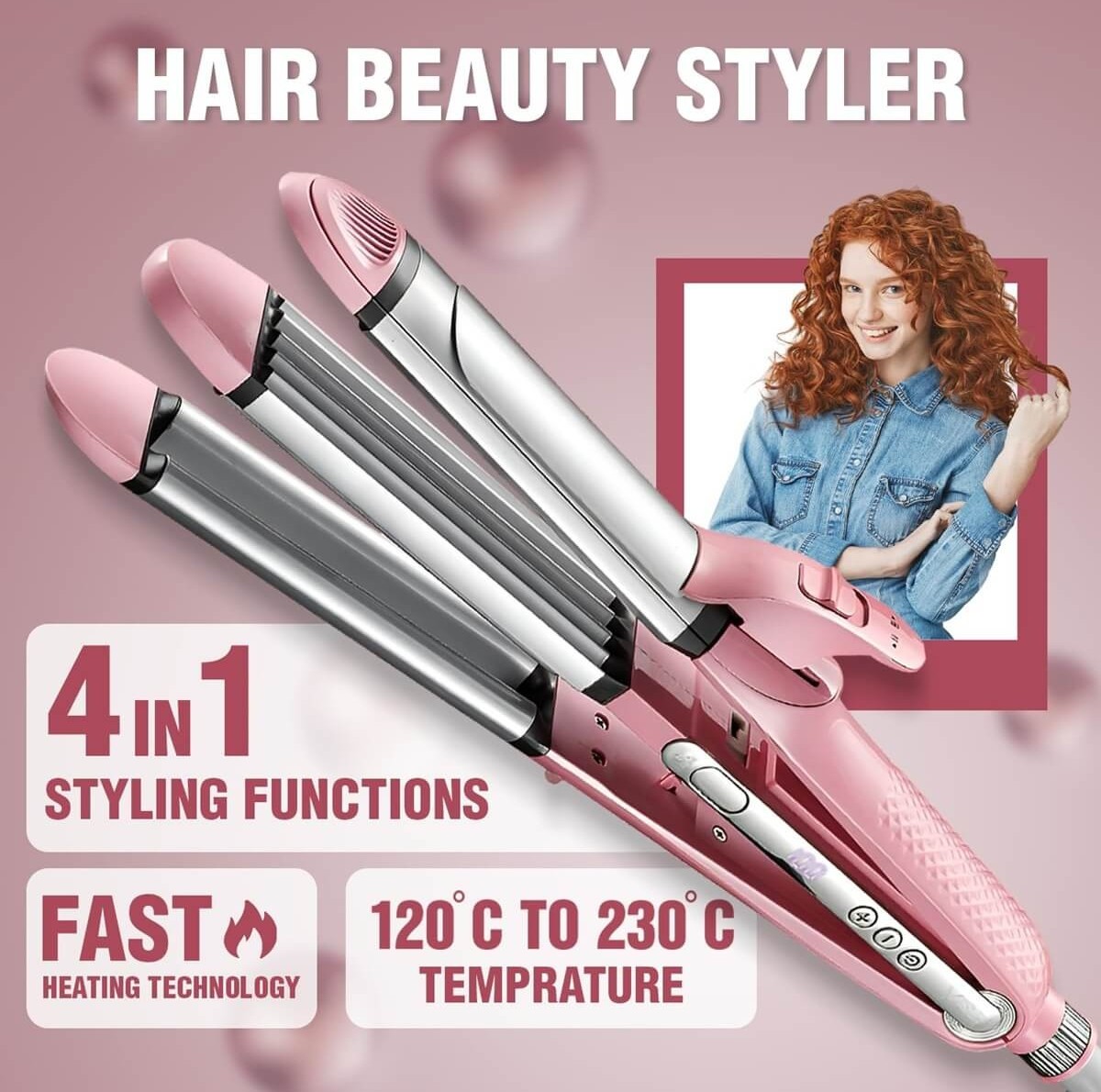 Πολυμηχάνημα Μαλλιών 4 in 1 VGR V-563