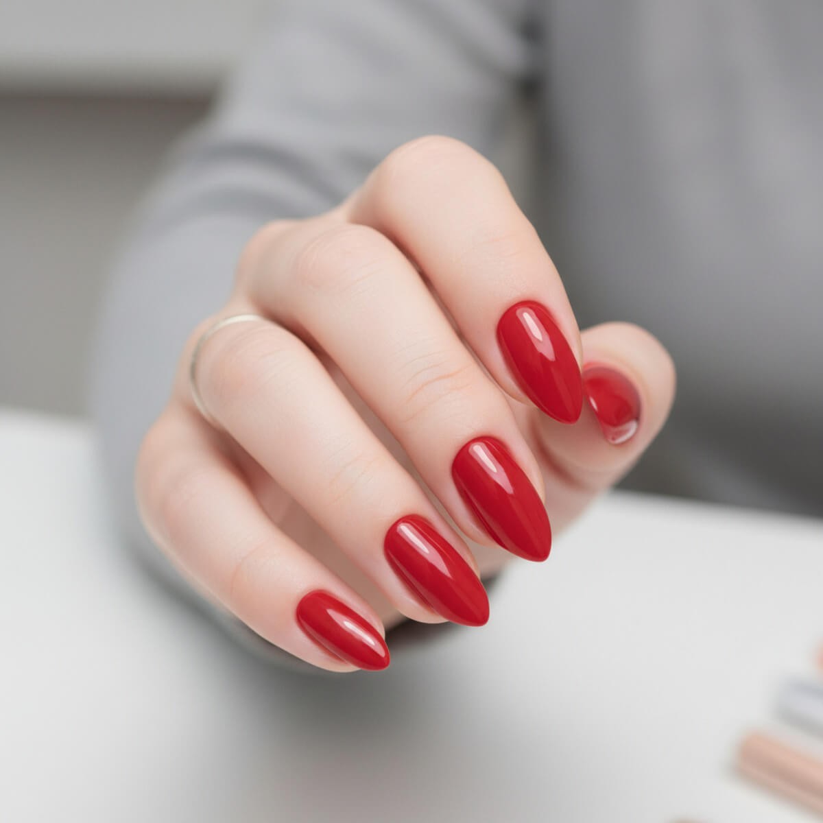 Semi-permanent gel polish semigel 895 Red Passion 8ml Elixir