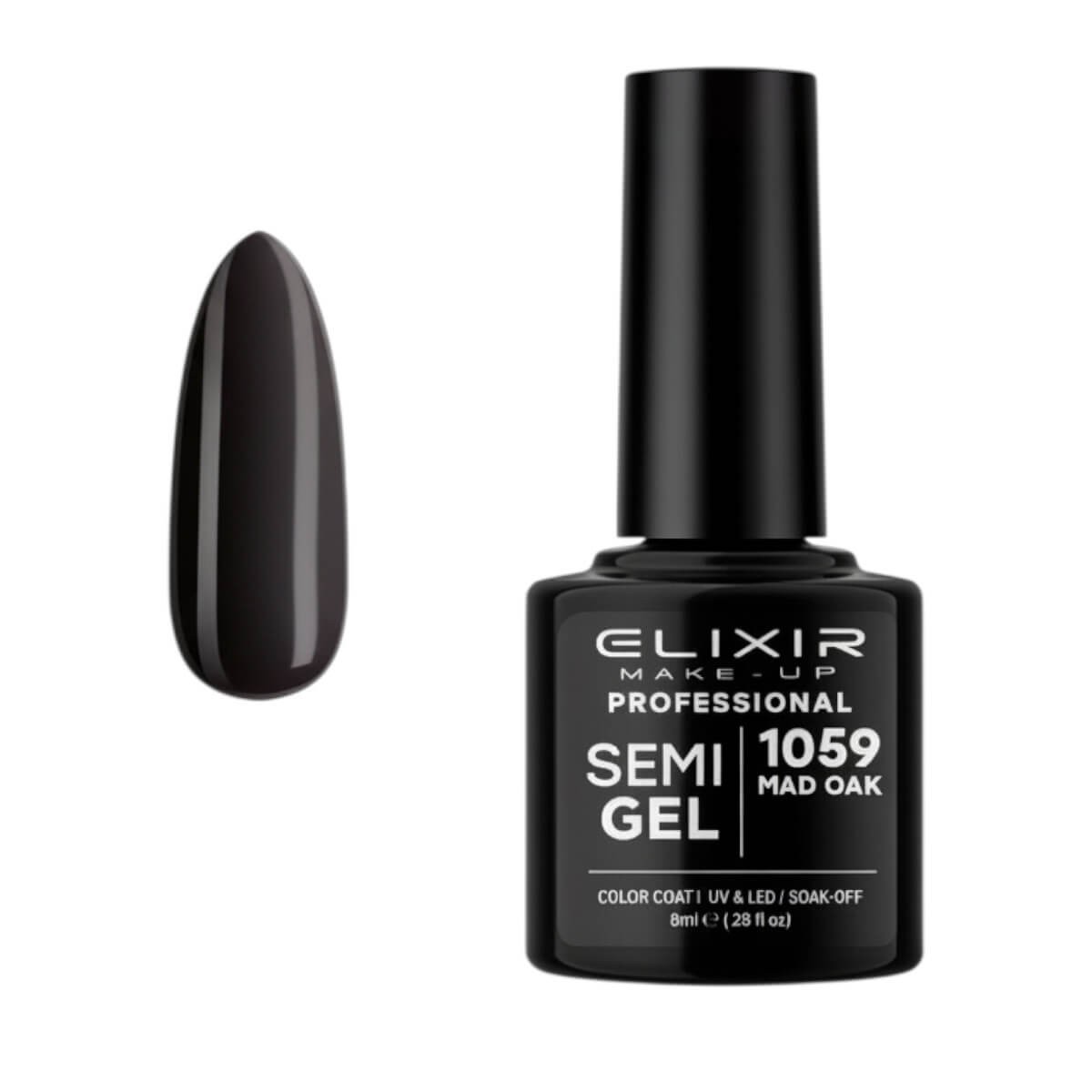Semi-permanent gel polish semigel 1059 Mad Oak 8ml Elixir