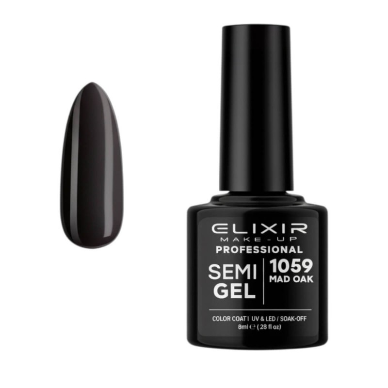Semi-permanent gel polish semigel 1059 Mad Oak 8ml Elixir