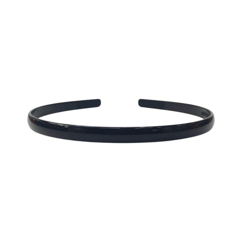 Headband shiny slim black