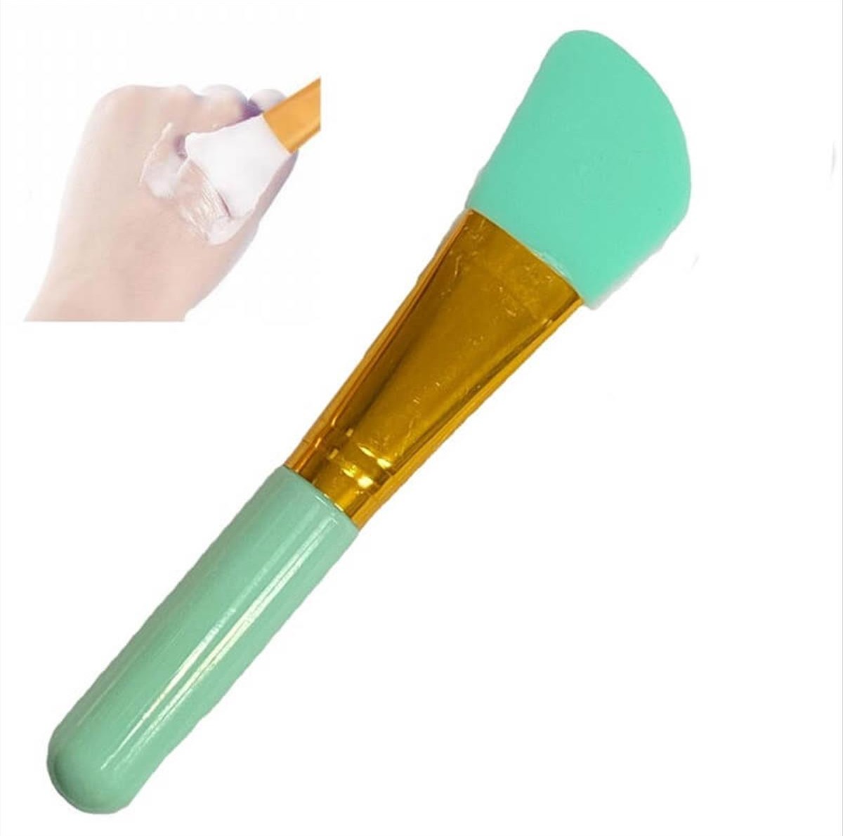 Mask Brush with Silicone Slanted