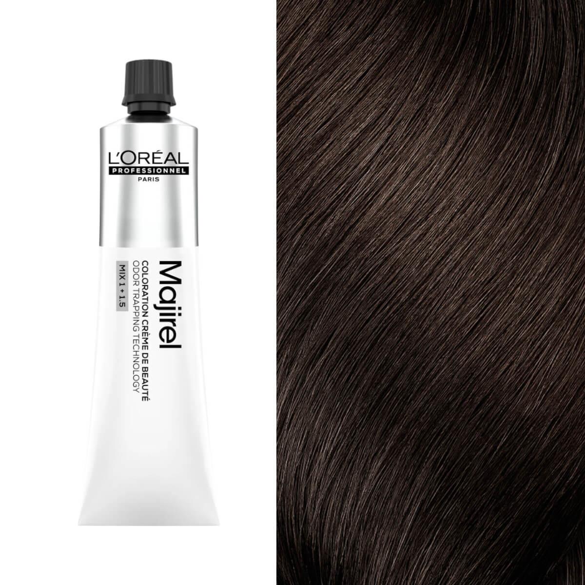 Βαφή μαλλιών majirel 4.35 καστανό ντορέ ακαζού 60ml L’Oreal