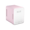 Ψυγείο καλλυντικών ροζ με καθρέφτη led 4L Elle Home