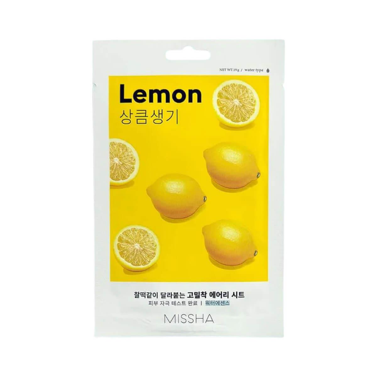 Airy fit sheet mask lemon 19g Missha