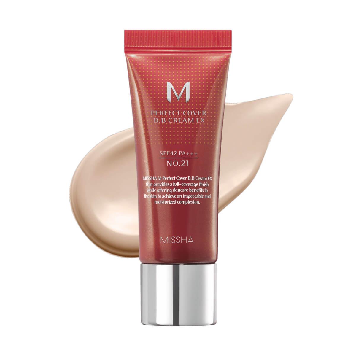 M perfect cover BB Cream SPF42 no.21 light beige 20ml Missha