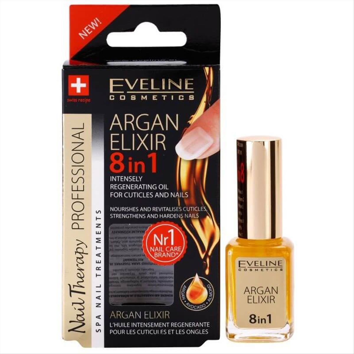 Nail Therapy Argan Elixir Intensely Regenerating Cuticles and Nails -12ml