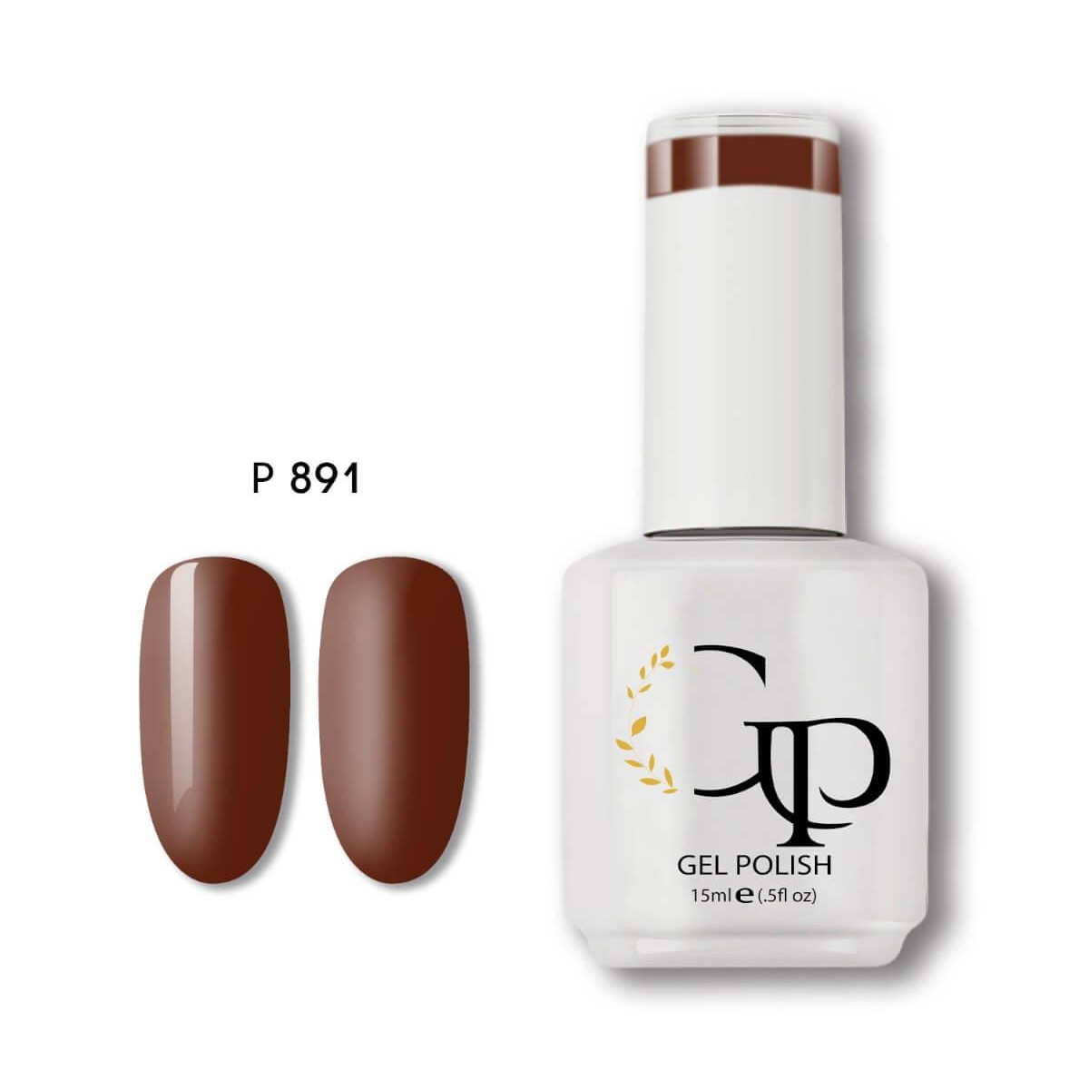 Ημιμόνιμο βερνίκι P891 the roof is on fire 15ml Gel Passion