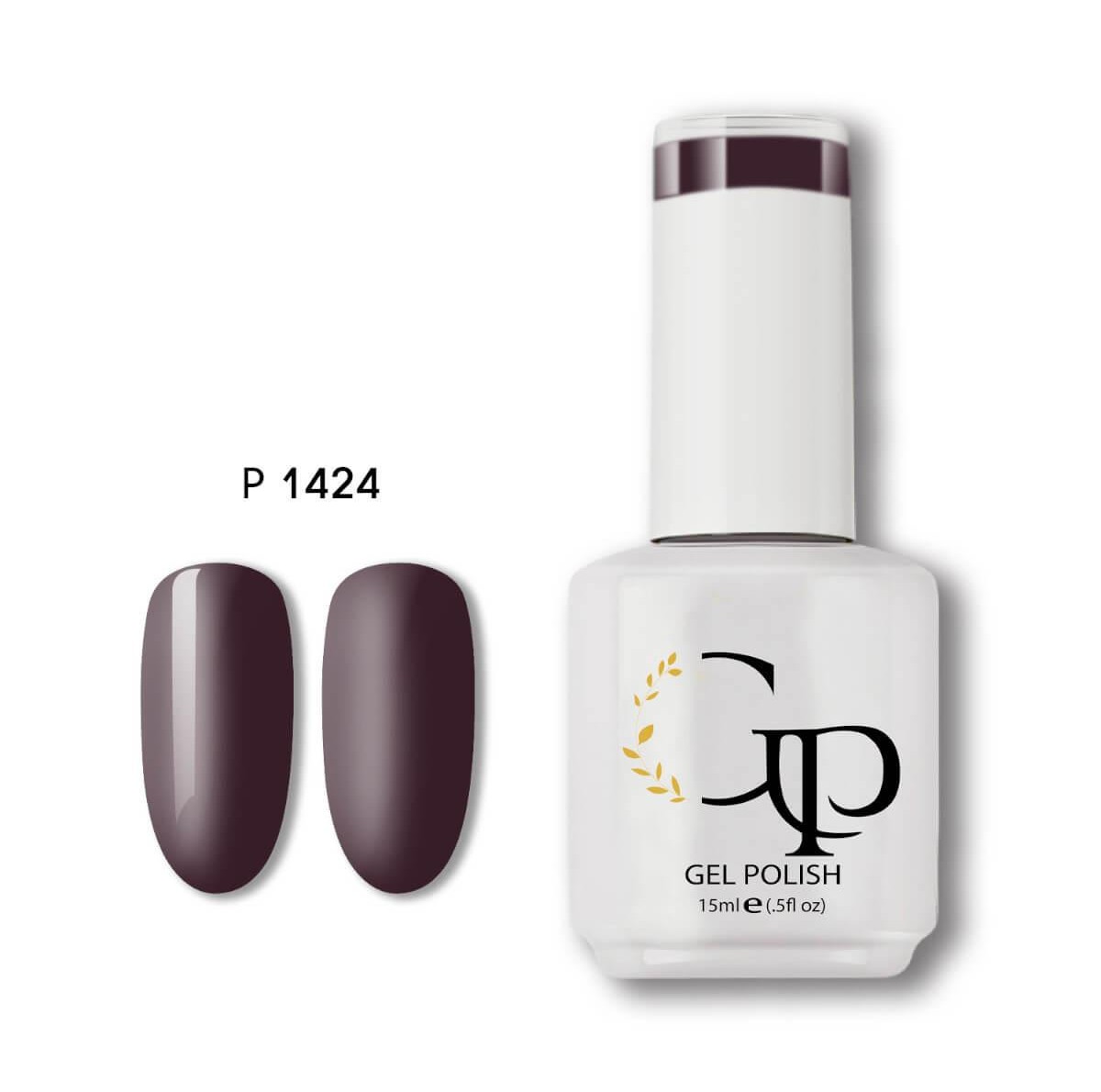 Ημιμόνιμο βερνίκι P1424 night sin 15ml Gel Passion
