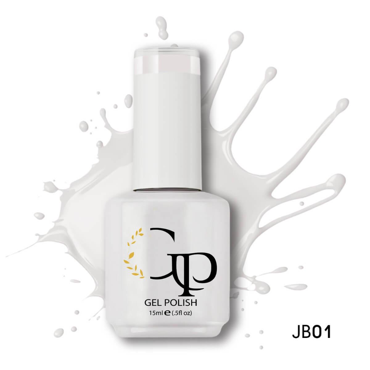 Semi-permanent gel polish JB01 white ice 15ml Gel Passion