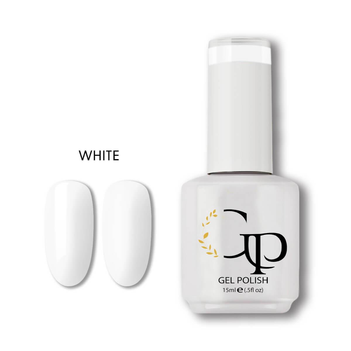 Semi-permanent gel polish 3683W pure white 15ml Gel Passion