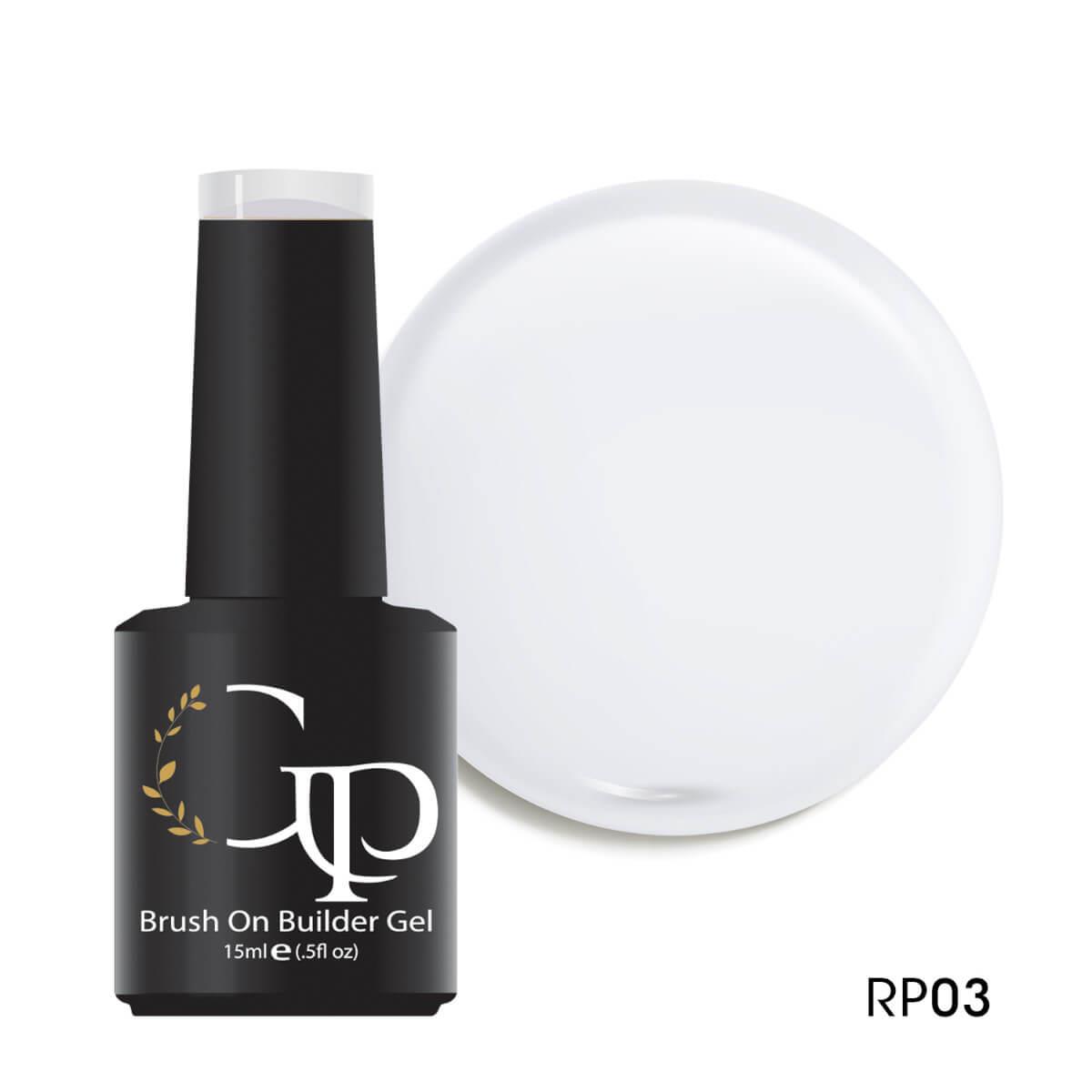 Brush on builder gel RP03 white 15ml Gel Passion