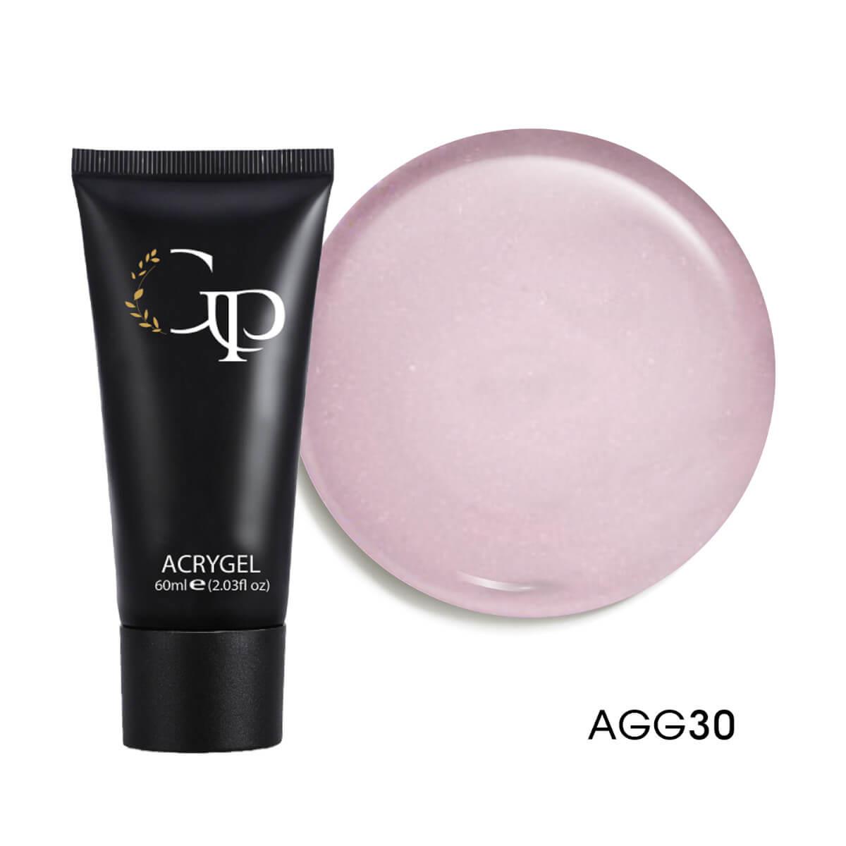 Acrygel AGG30 glitter pink 60gr Gel Passion