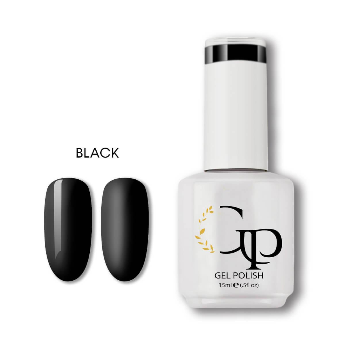 Ημιμόνιμο βερνίκι 3683B pure black 15ml Gel Passion