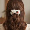 Scrunchie λευκό με κεράσια
