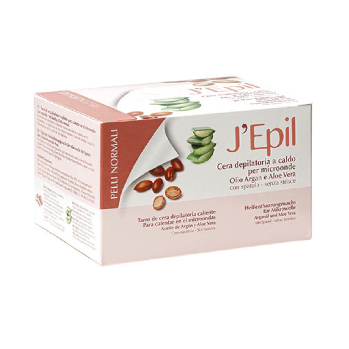 Κερί Αποτρίχωσης Δοχείο J'epil Argan Aloe Vera Xanitalia 300 ml