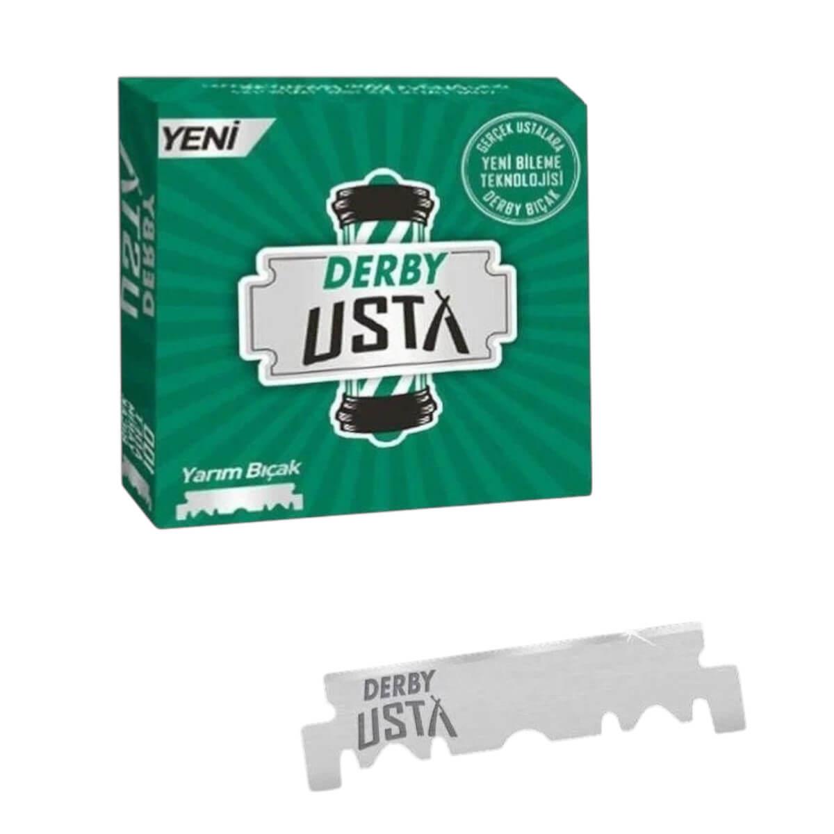 Λεπίδες Ξυραφιού Derby Usta Berber 100pcs