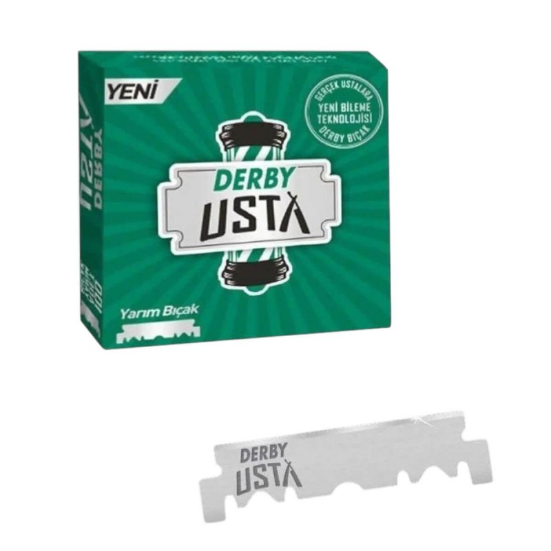 Λεπίδες Ξυραφιού Derby Usta Berber 100pcs