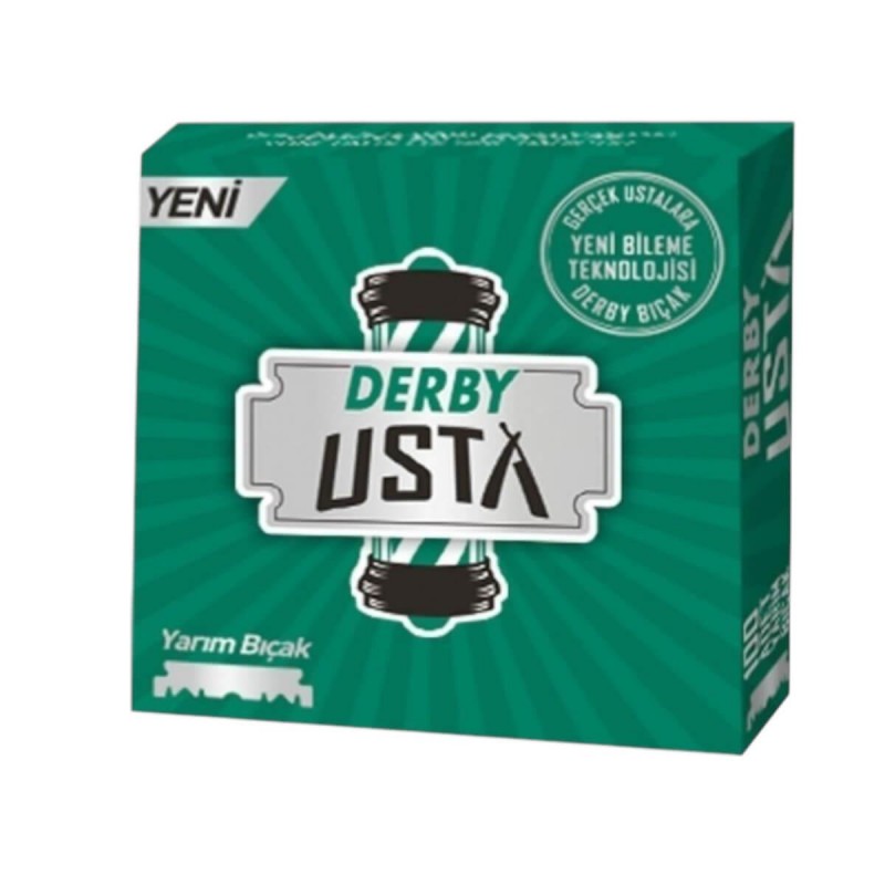 Λεπίδες Ξυραφιού Derby Usta Berber 100pcs