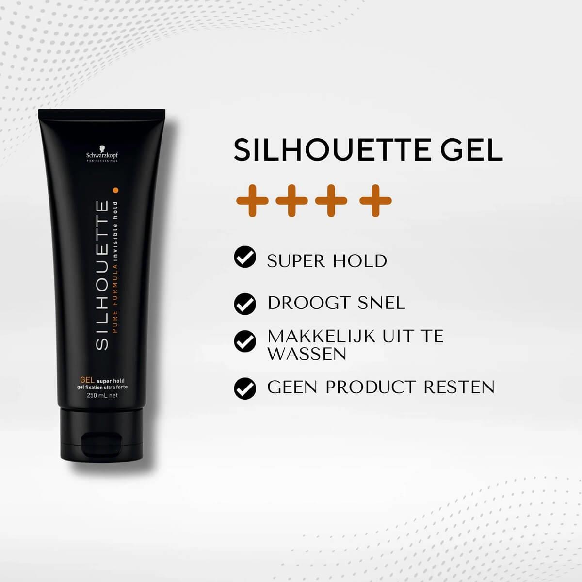 Silhouette Super Hold Gel 250ml Schwarzkopf