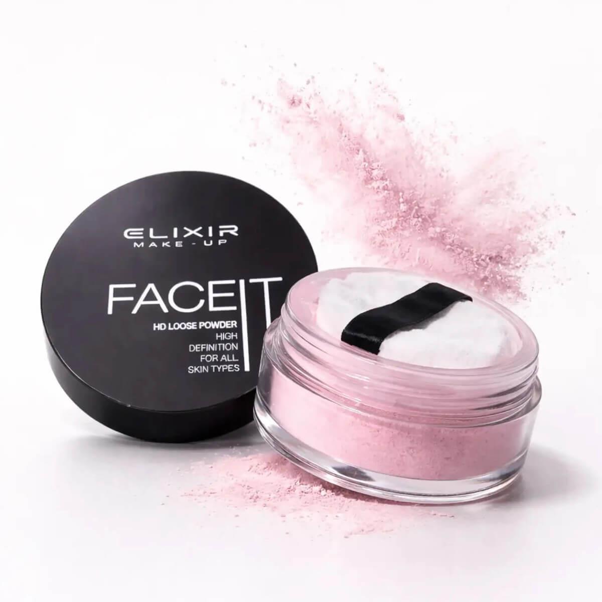 Loose powder face it 001 pink Elixir