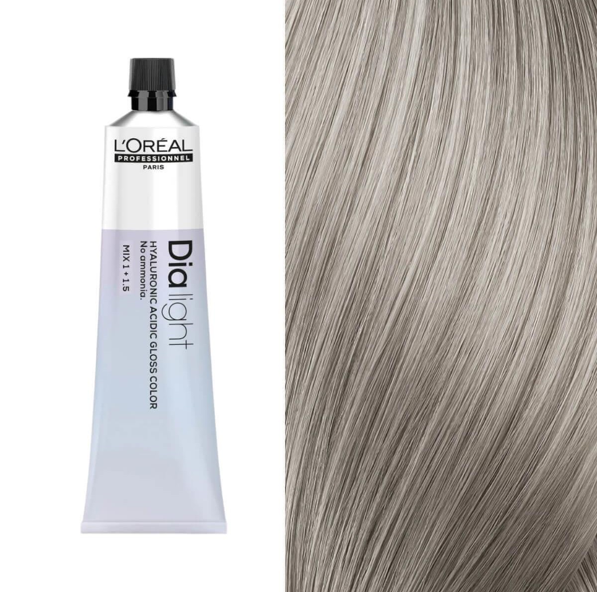 Hair dye dialight 9.1 very light ash blonde milkshake 60ml L΄Oreal