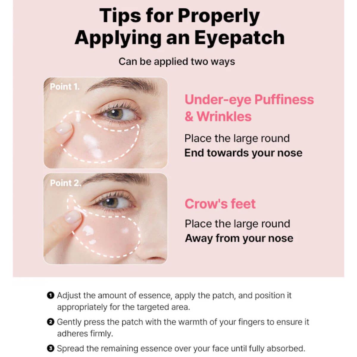 The peptide collagen hydrogel eye patch 60pcs 85gr Cosrx