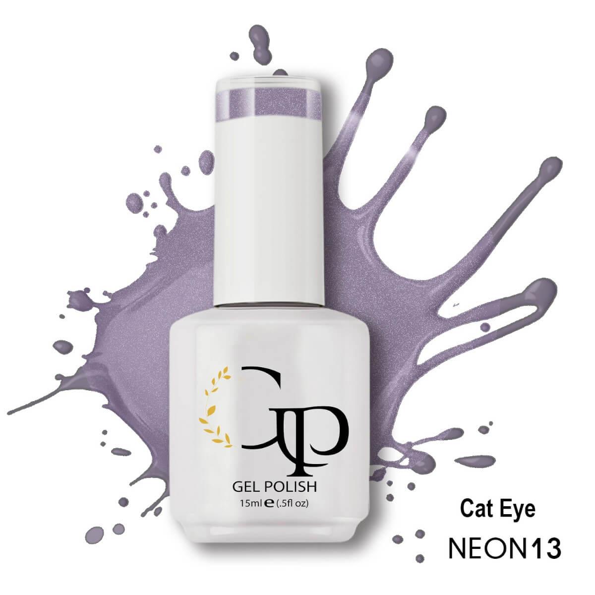 Ημιμόνιμο βερνίκι cat eye 13 neon 15ml Gel Passion