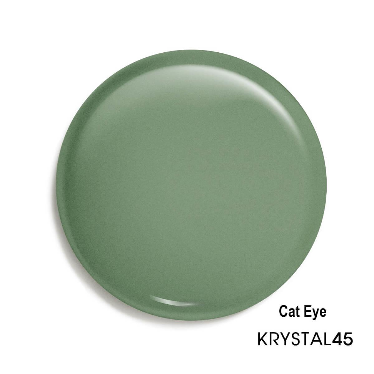 Ημιμόνιμο βερνίκι cat eye 45 krystal 15ml Gel Passion